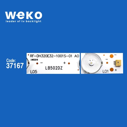 WKSET-6437 37167X3 RF-DH320E32-1001S01 A0 3 ADET LED BAR alternatif görünüm