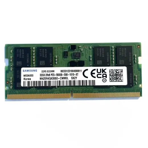 32 GB DDR5 5600MHz SAMSUNG 1.1V SODIMM KUTUSUZ (M425R4GA3BB0-CWM)