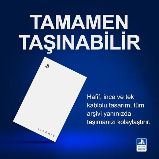 SEAGATE 5TB STLV5000200 GameDrive Playstation İçin Usb 3.0 Harici Disk görseli 2