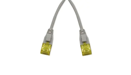 BEEK BC-U6A150S CAT.6A İnce Tip Patch Kablo, U/UTP, 15 metre, AWG 28, Gri Renk, LSZH
