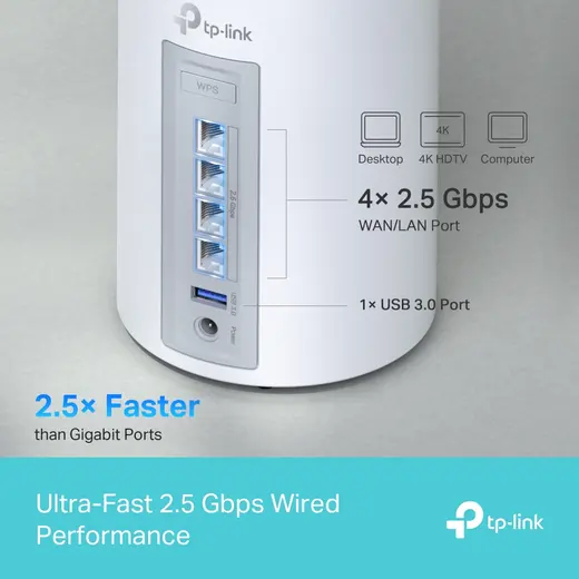 TP-LINK DECO BE65 WIFI7 BE9300 Mesh Router 2'li paket görseli 4