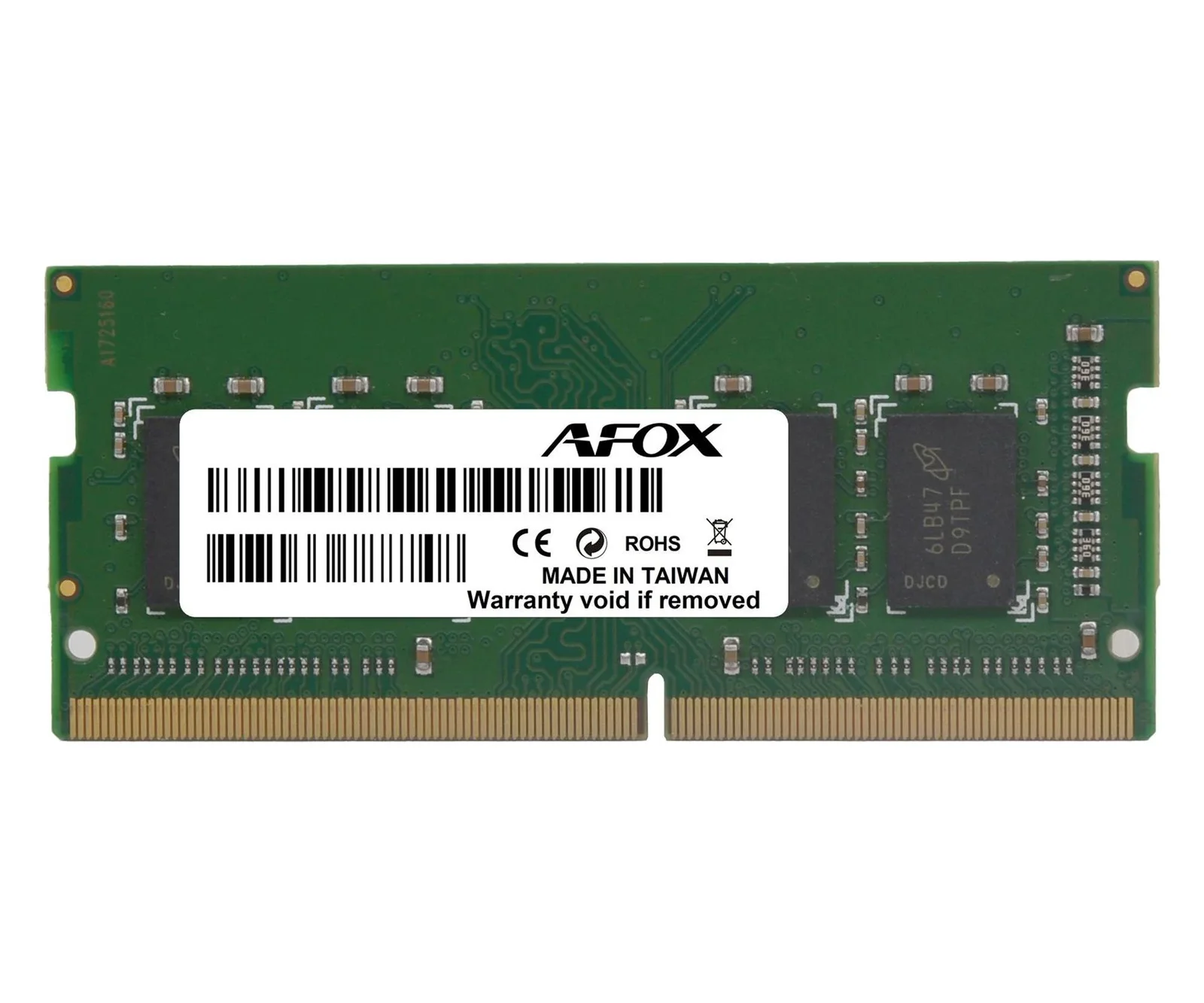 AFOX 8GB DDR4 3200MHZ CL22 NOTEBOOK RAM / VALUE AFSD48PH1P