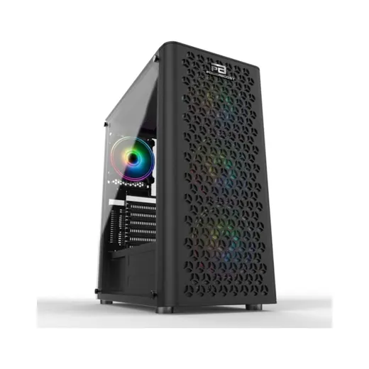 POWERBOOST VK-M202B 4-RGB Fanlı Gaming Mid-Tower PC Kasası görseli 3