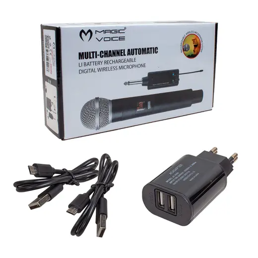 MAGICVOICE MV-19599 UHF KABLOSUZ YAKA MİKROFON görseli 3