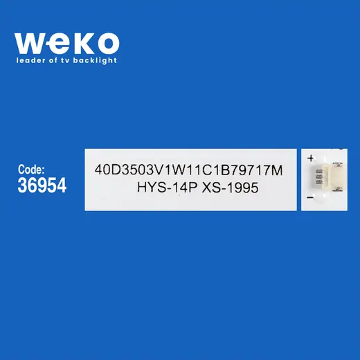 WKSET-6249 36954X6 CL-40-D611-V6 11800622-C0 6 ADET LED BAR alternatif görünüm