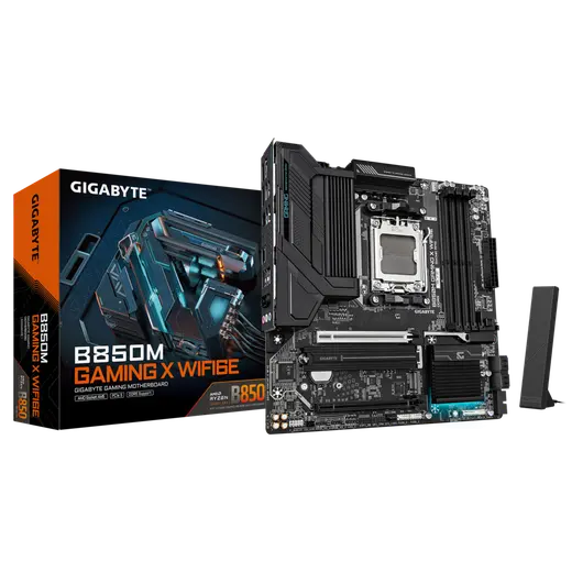 GIGABYTE B850M GAMING X WIFI6E DDR5 HDMI DP PCIE 5.0 AM5 mATX görseli 4