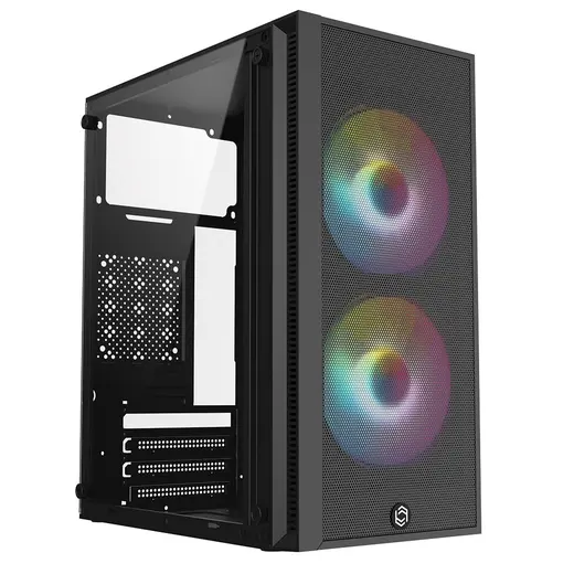 Frisby FC-8970G Mini Tower Gaming Kasa (300W) 2 x 120mm Rainbow Fan