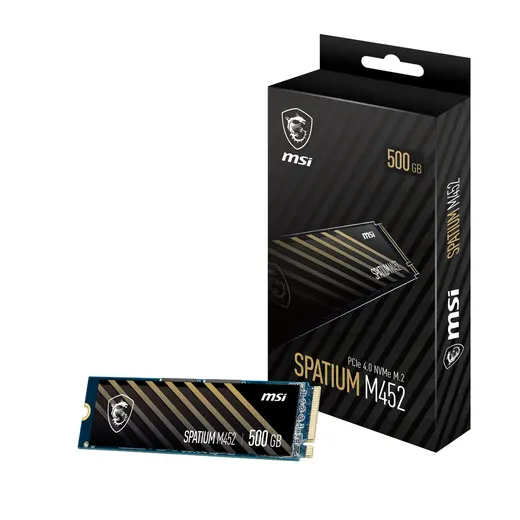MSI 500GB M452 3500-2700MB/s M2 NVME GEN4 Disk
