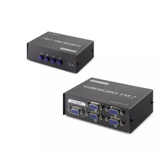 Hadron Hdx1329 4 Port Vga Switch 54Mhz 4Giriş 1Çıkış