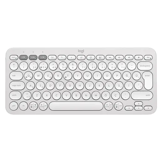Logitech K380S Pebble Keys 2 Bluetooth Klavye Beyaz 920-011860