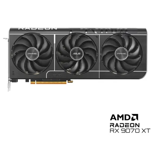 ASUS GEFORCE PRIME-RX9070XT-O16G 16GB GDDR6 256BIT 1XHDMI 3XDP EKRAN KARTI görseli 2