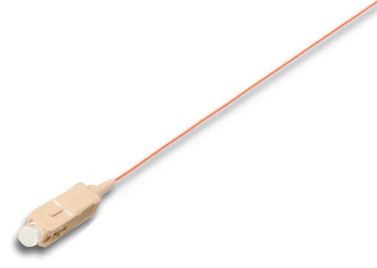 BEEK BC-FO-PT5SC-01 SC/UPC Fiber PigTail, 50/125, Multimode, 0.9mm Simplex, OM2, LSZH, 1 metre