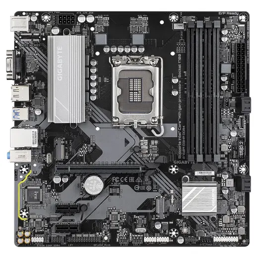GIGABYTE B760M-D3HP-DDR4 1700P DDR4 SES GLAN DP/HDMI/VGA SATA3 USB3.2 mATX alternatif görünüm