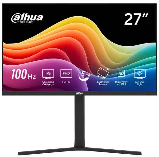 DAHUA 27" LM27-B201A 1920x1080 5MS 100Hz IPS DP/HDMI/VGA +VESA +PIVOT