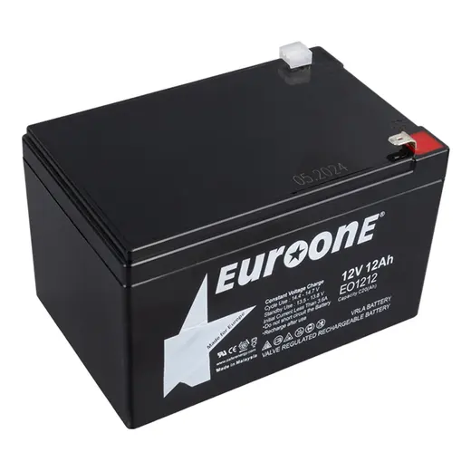 EUROONE EO-1212 12 VOLT - 12 AMPER AKÜ (151 X 98 X 95 MM) alternatif görünüm