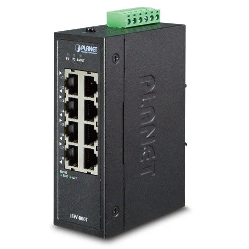 PLANET PL-ISW-800T 8 PORT INDS. 10/100TX COMPACT ETH. SWITCH