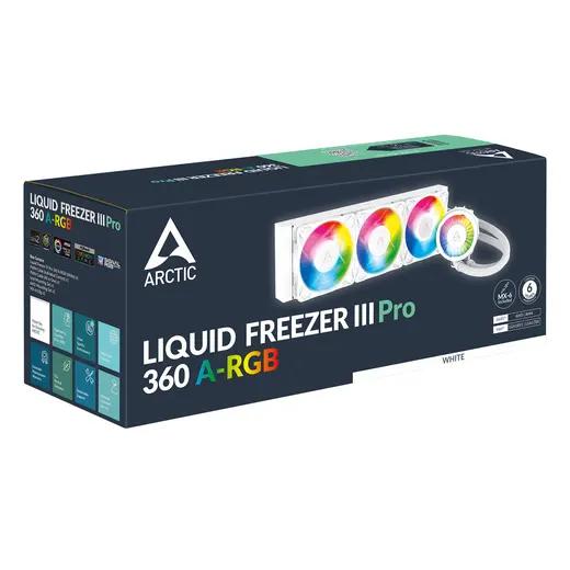 ARCTIC 360MM LIQUID FREEZER III PRO K ARGB AM5-1851p Sıvı Soğutmalı İşlmeci Fanı görseli 1