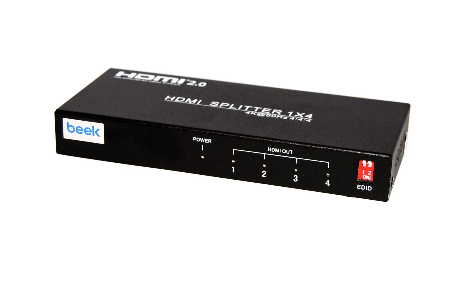 BEEK BS-VSP-HA04UH 4 Port 4K HDMI Video Çoklayıcı, 3810 x 2160 (4K) ve 1920 x 1080 (Full HD) piksel çözünürlük