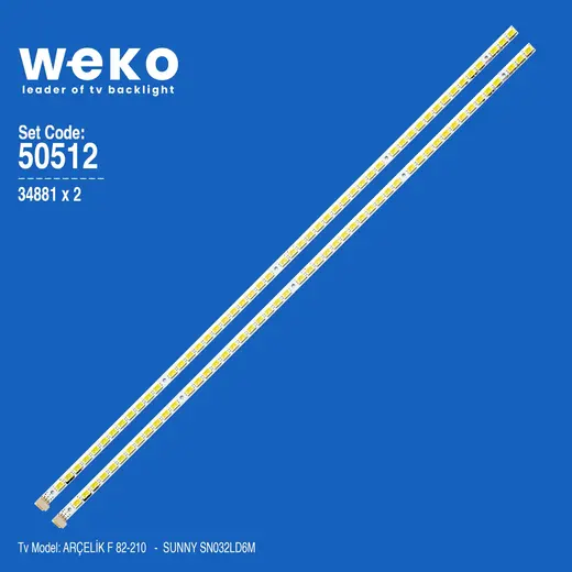 WKSET-5512 34881X2 STS320A08_50LED_REV.6_100427 2 ADET LED BAR (50LED)