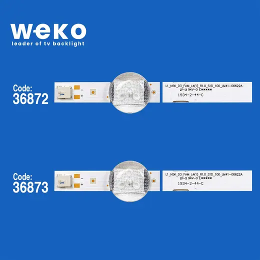 WKSET-6507 36872X4 36873X4 L1_N5K_D3_FAM_L4/R3 4 ADET BİRLEŞTİRİLMİŞ LED KOD 4 ADET LED BAR alternatif görünüm