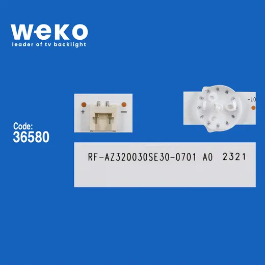 WKSET-6258 36580X2 RF-AZ320030SE30-0701 A0 2 ADET LED BAR alternatif görünüm