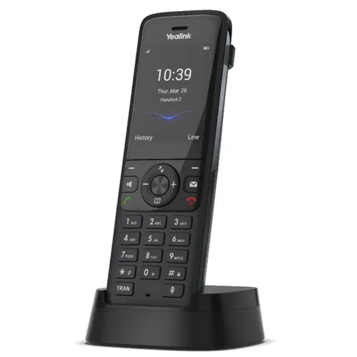 YEALINK W78H 2.4 INC RENKLİ EKRAN HD SES GÜRÜLTÜ ENGELLEME TİTREŞİM SIP IP DECT TELEFON