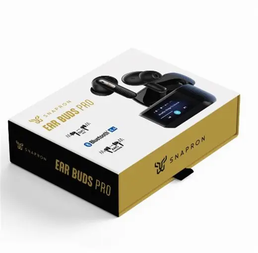 Snapron SNK-9002 Siyah Led Ekran Kablosuz Bluetooth 5.4 Kulak İçi Kulaklık (ENC Mıc-ANC Gameıng) alternatif görünüm