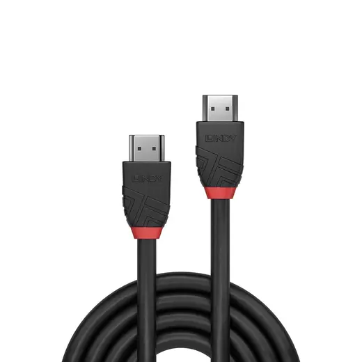 LINDY LIN-36474 5 m High Speed HDMI Kablosu, Black Line 5m High Speed HDMI Cable, Black Line alternatif görünüm