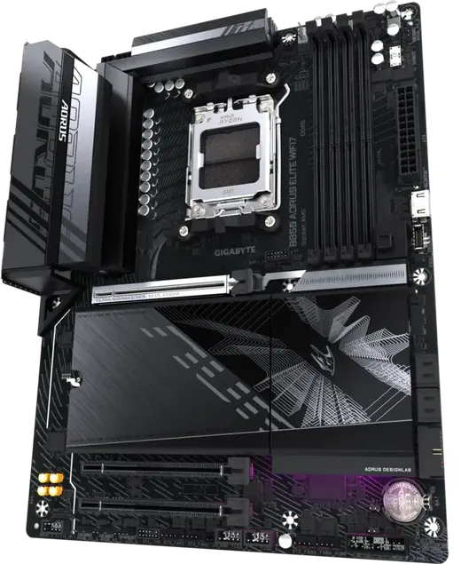 GIGABYTE B850 AORUS ELITE WIFI7 DDR5 HDMI-DP TYPEC PCIE 5.0 AM5 ATX görseli 2
