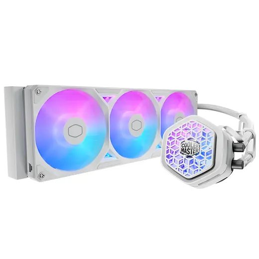 COOLERMASTER 360MM MASTER LIQUIT ATMOS II MLX-D36M-A25SZ-VW ARGB AM5-1851p Sıvı Soğutmalı İşlemci Fanı görseli 5