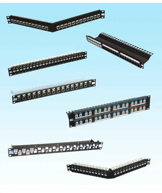 24 Port Keystone Jack UTP Çapraz Panel B