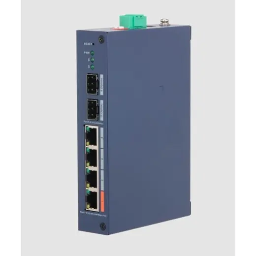 DAHUA 6port-4port PoE 30w 2-SFP Gigabit Cloud Yönetilebilir Switch DH-CHS4206-4GT-60 görseli 2
