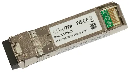 Mikrotik S+85DLC03D SFP+ module 10Gbit Multi Mode(MM) 300m 850nm
