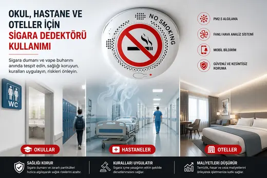 OPAX-V200 PRO Wi-Fi Sigara ve Vape Dedektörü görseli 5