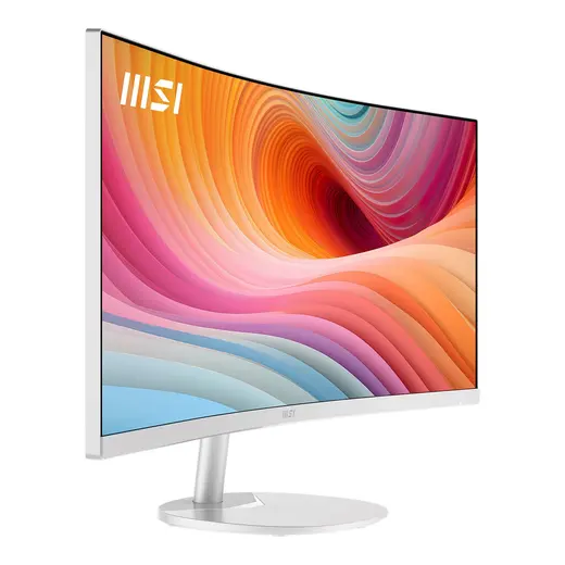 MSI 34" VA PRO MP341CQW E12 1MS 120HZ HDMI-DP Multimedya Kurumsal Kavisli Monitör Beyaz 3440x1440 görseli 6