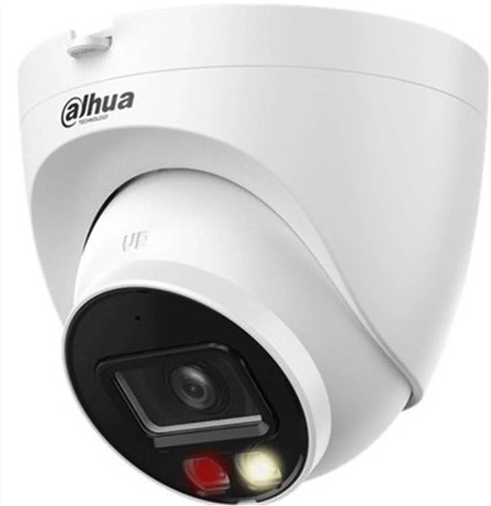 Dahua IPC-HDW1249T-S-IL 2MP 2.8MM Smart Dual Light Aydınlatmalı Sesli Renkli Color Dome IP Kamera