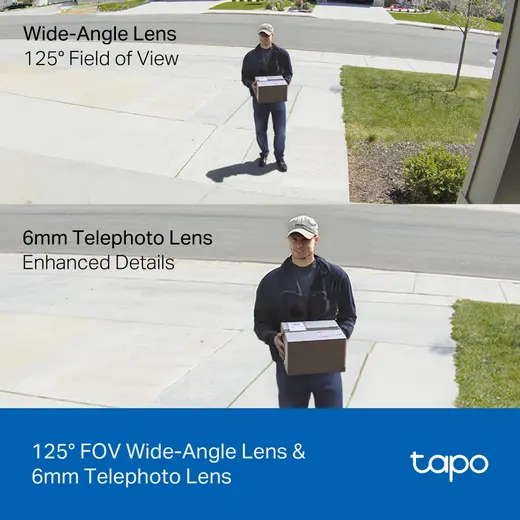 TP-LINK 3MP Tapo C246D Wifi Kablosuz Çift Lensli Pan/Tilt IP Güvenlik Kamerası görseli 8