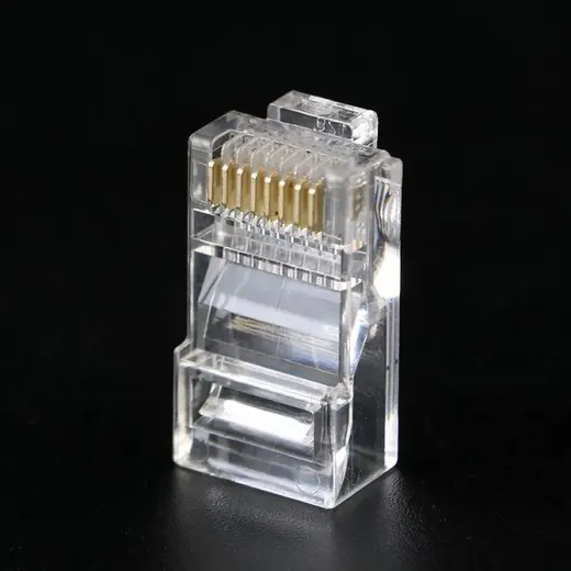 100 ADET EZ PLUG AÇIK UÇLU CAT 6 RJ45 NETWORK KONNEKTÖR CAT6 UTP görseli 5