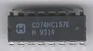 SCHUKAT 74HC157 QUAD 2 INPUT MULTIPLEXER