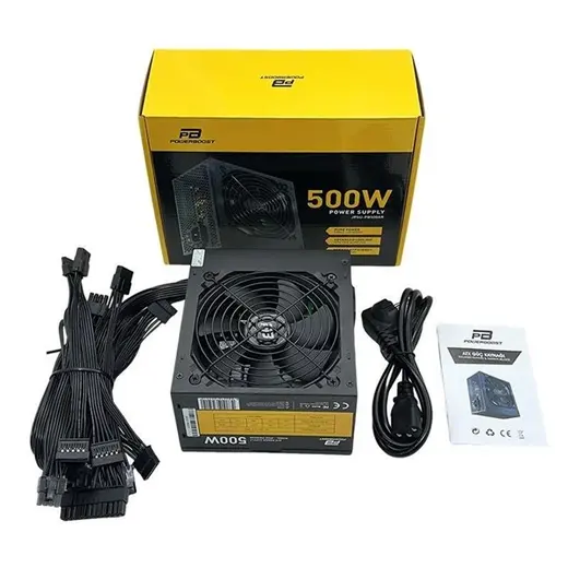 POWERBOOST 500W PB500AR 12cm Fanlı Power Supply görseli 6