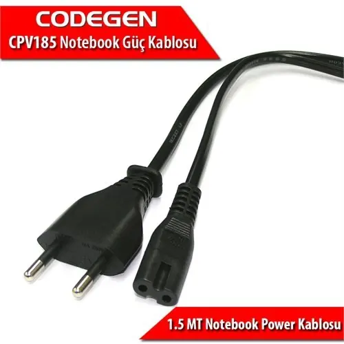 CODEGEN 1.5M IKI UCLU NOTEBOOK POWER KABLOSU (CVP185)