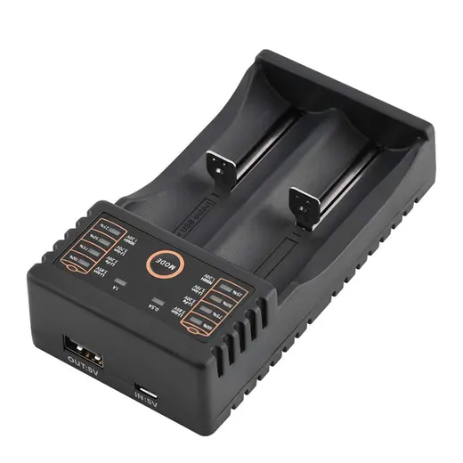 POWERMASTER PMR-HG2 18650 4.2V 500MA/1000MA PİL ŞARJ CİHAZI görseli 3