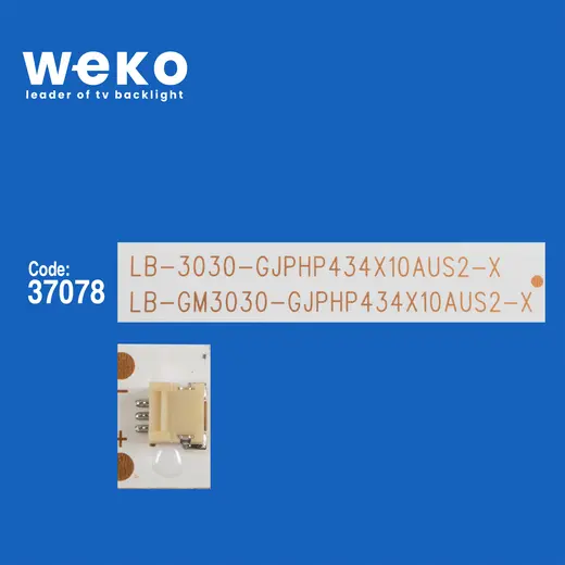 WKSET-6343 37078X4 LB-GM3030-GJPHP434X10AUS2-X 4 ADET LED BAR alternatif görünüm