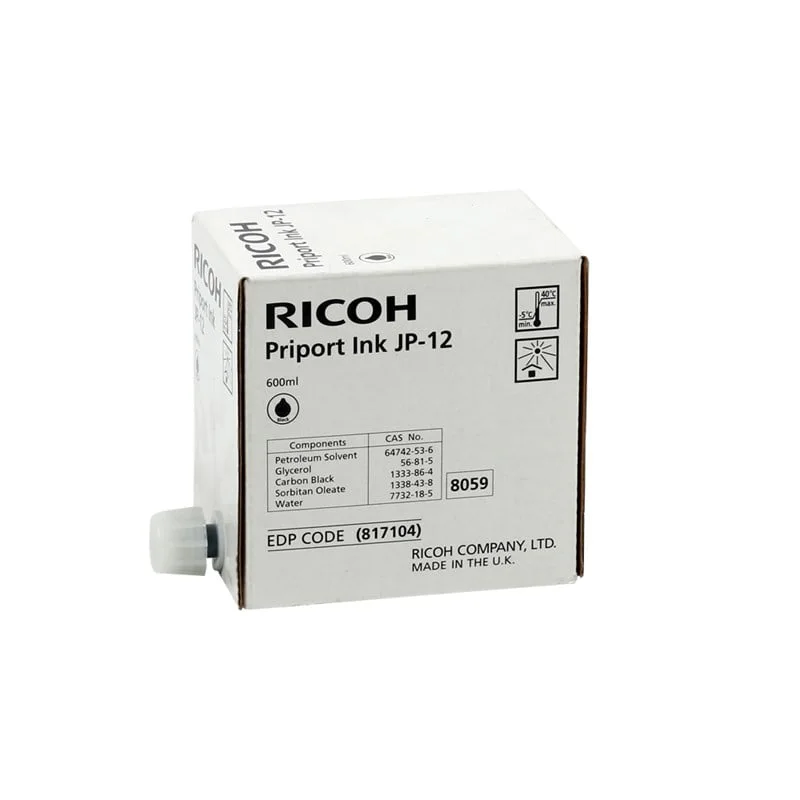 Ricoh JP-12 - CPI-7 Orjinal Mürekkep 1215 1250 5308 5440 DX-3400 3440 3443