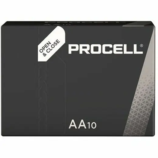 PROCELL ENDÜSTRİYEL ALKALİN LR6 AA KALEM PİL (10LU PAKET FİYATI)(DURACELL) görseli 3