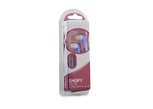 Snopy SN-78 Kırmızı Kulak İçi Kulaklık alternatif görünüm