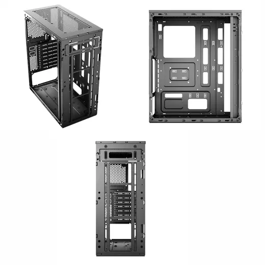 Vento TA-K62 650W Mid Tower Kasa Siyah görseli 3