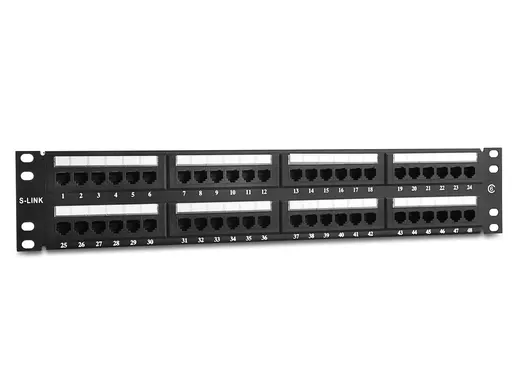 S-link SL-PC48 48 Port Cat5 Utp Patch Panel
