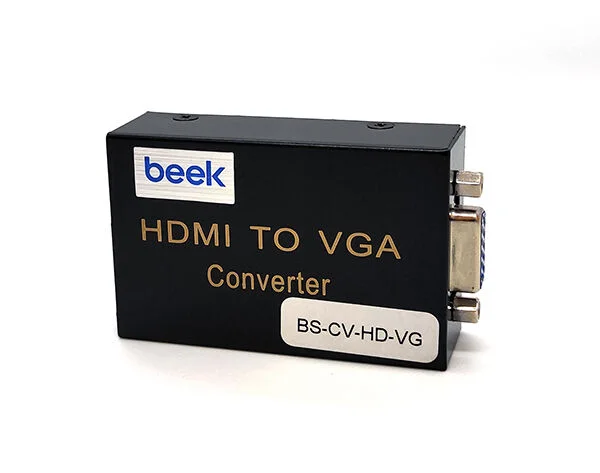BEEK BS-CV-HD-VG HDMI Sinyalini <-> VGA Görüntü ve Ses Sinyaline Çevirici, 1 x HDMI 1.3 giriş (UXGA ve 1080I)