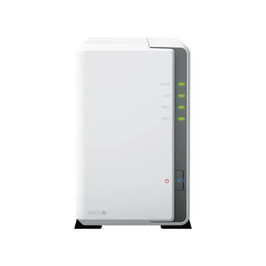 SYNOLOGY 2diskli Realtek QC-1GB RAM-Gigabit Nas Server DS223J görseli 6